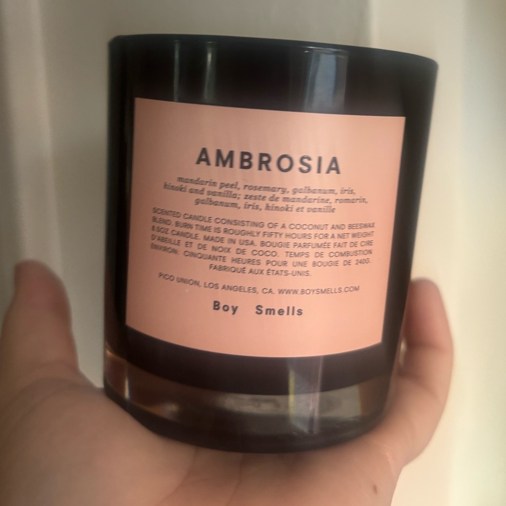 Boy Smells Ambrosia 8.5 oz candle